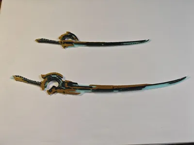Tsukika Kayamori Dual Swords (Single-Sided Lithophane)