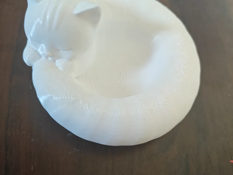 Sleeping Cat Key Bowl