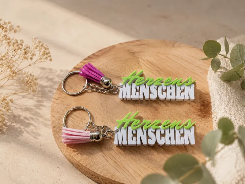 Schlüsselanhänger Herzens Menschen