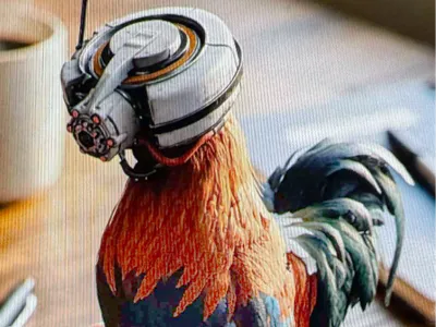 Rooster from Arc Raiders with helmet