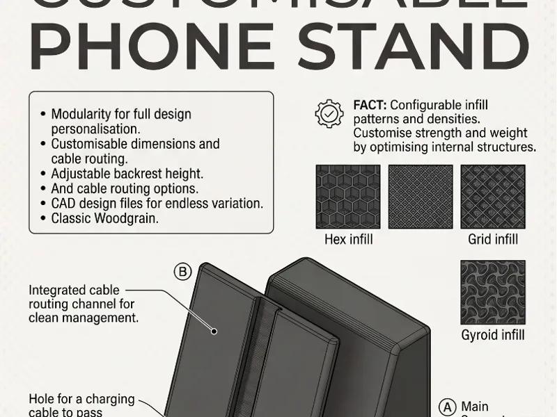 Customisable Phone Stand