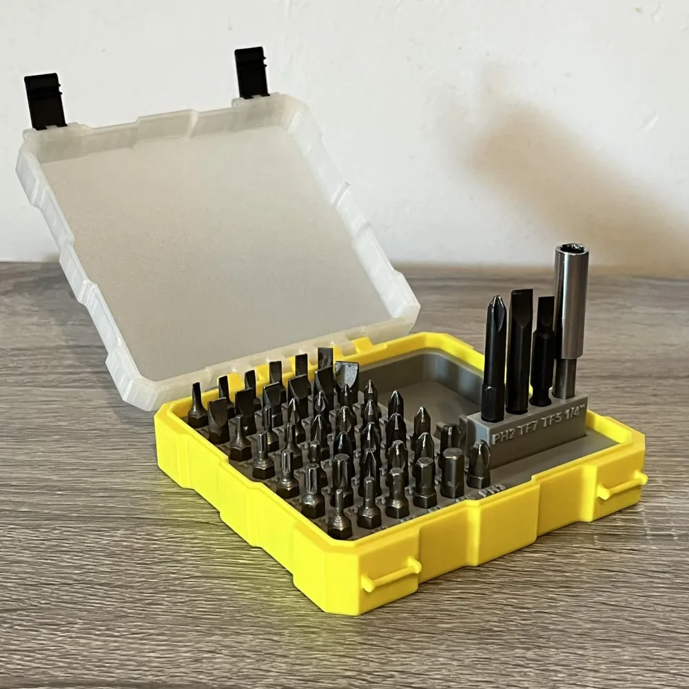 Hex Bit Box (46 slots) - Free 3D Print Model - MakerWorld