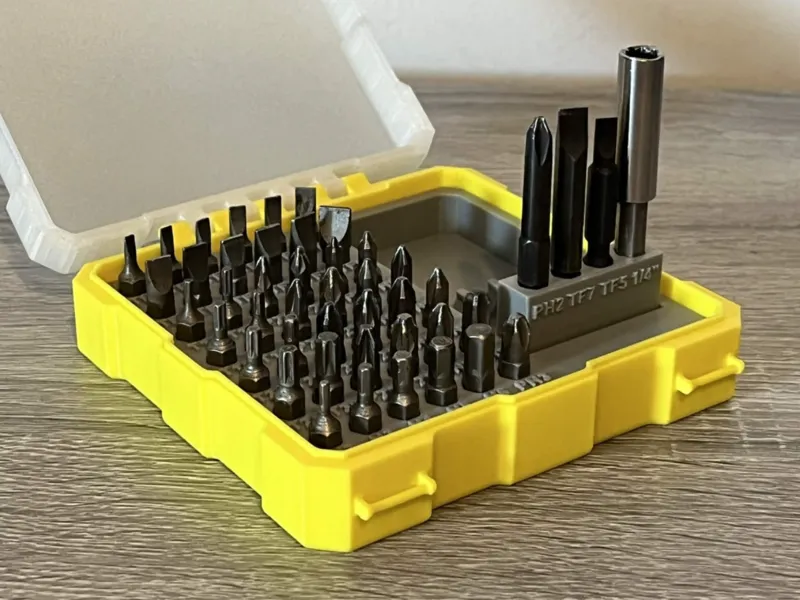 Boîte à embouts 6 pans (46 emplacements)