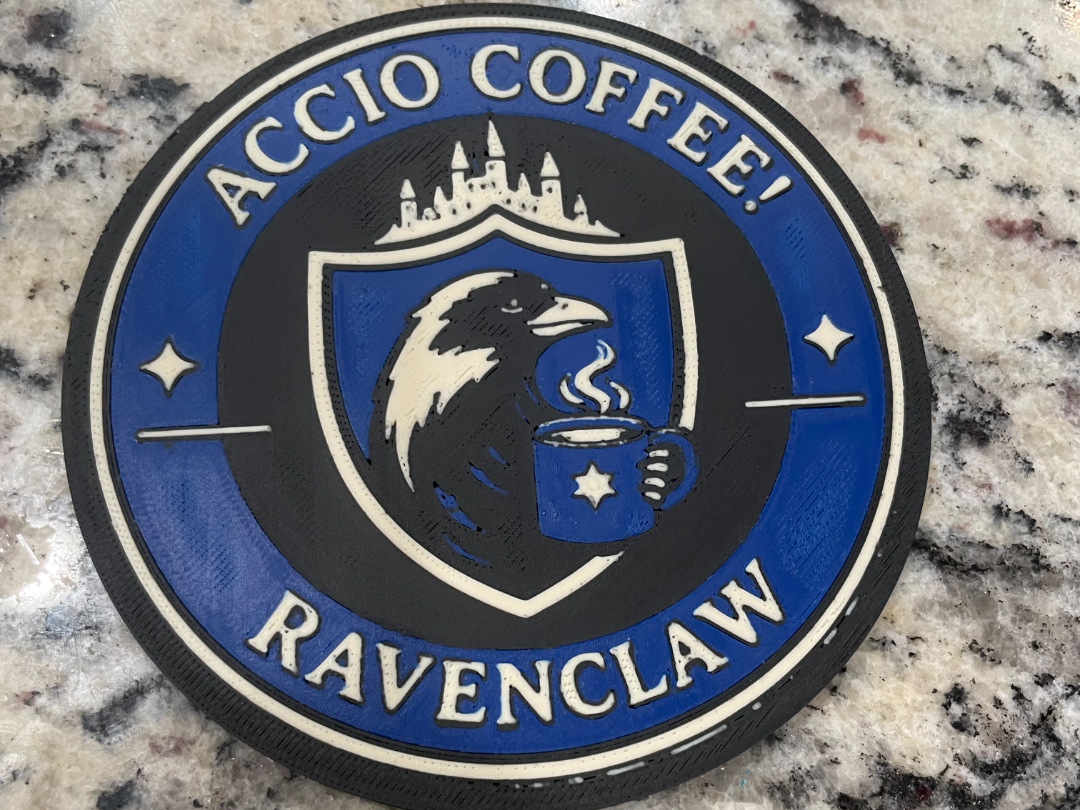 Ravenclaw Coffee Coaster Hogwarts Inspired