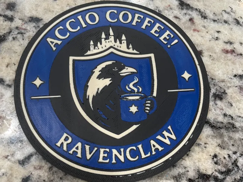 Ravenclaw Coffee Coaster Hogwarts Inspired