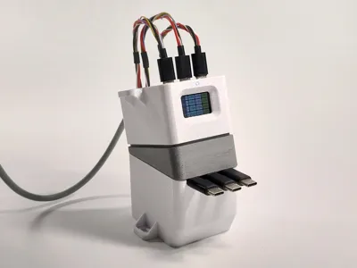 Wontravel PD Travel Adapter JY_365_75W_B modified retractable cable charging dock