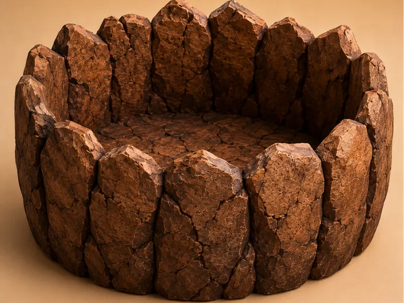 Ninho Pedra Dinossauro