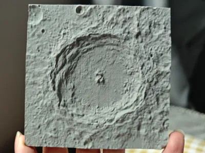 3D Printed Moon Langrenus Crater