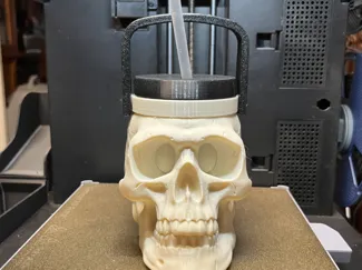 skull koozie