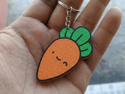 Llavero de Zanahoria cute / Cute Carrot Keychain