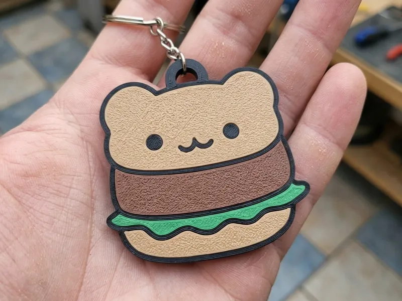 Llavero  Hamburguesa cute /Cute Hamburger Keychain