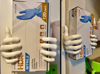 handy disposable glove box holder for HDX 120