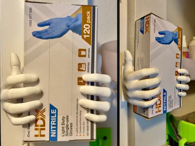 handy disposable glove box holder for HDX 120