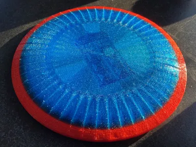 The TARDISC v1 3D printed Disc Golf Disc Driver