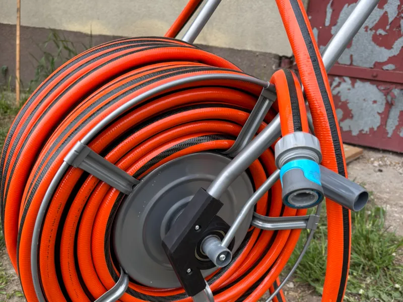 Garden Hose Cart Upgrade – Bearing System