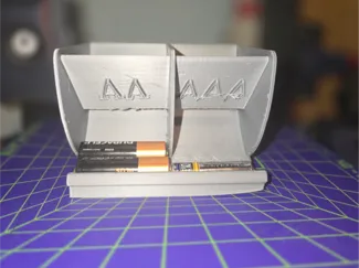 AA & AAA Battery Organizer Tray - Battery Holder