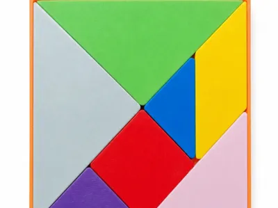 Kid-Safe Tangram