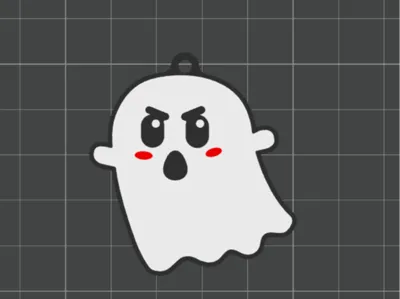 No AMS THE FINALS Little Ghost Keychain Skill Proficiency Reward