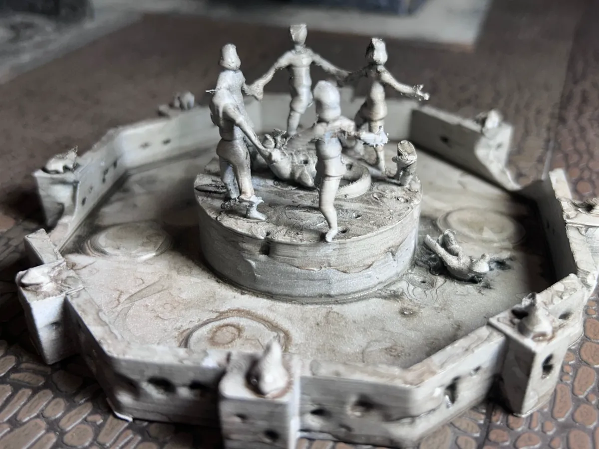 Barmaley Fountain in ruin - Free 3D Print Model - MakerWorld