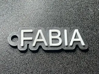 portachiavi skoda fabia 