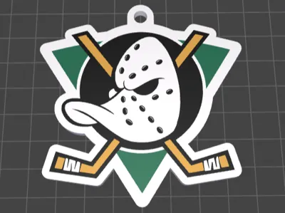 Mighty Ducks Keychain