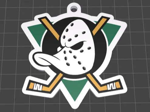 Mighty Ducks Keychain