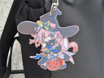 RYBW Four-Color Layered Shimmer Pendant