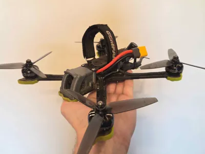 Nazgul to Era 5 - VTX antenna, camera, elrs mounts