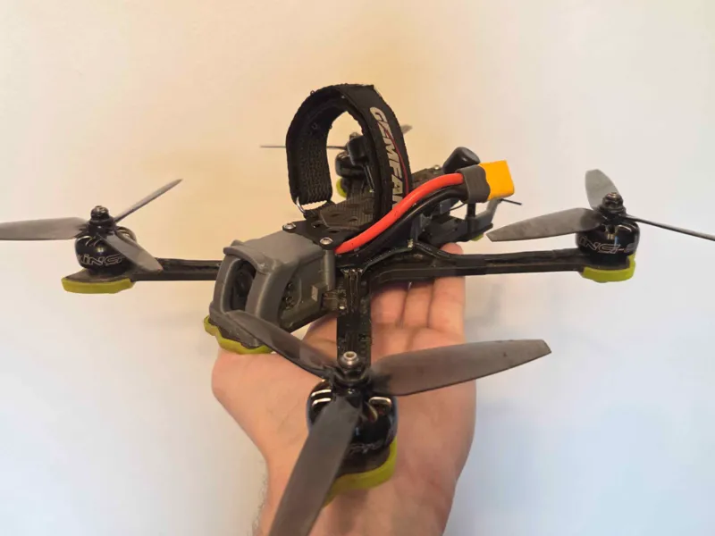 Nazgul to Era 5 - VTX antenna, camera, elrs mounts
