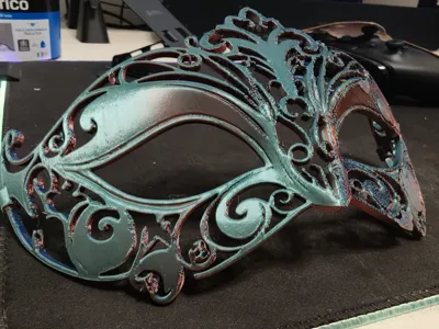 Elegant Filigree Masquerade Mask