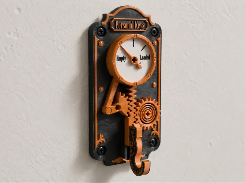 Steampunk Key Rack