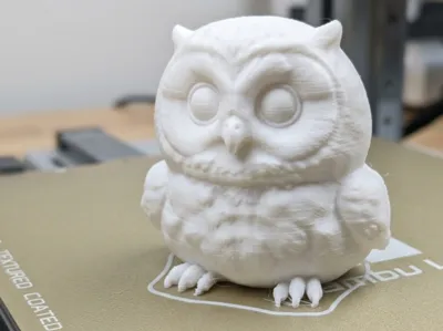 3D owl keychain