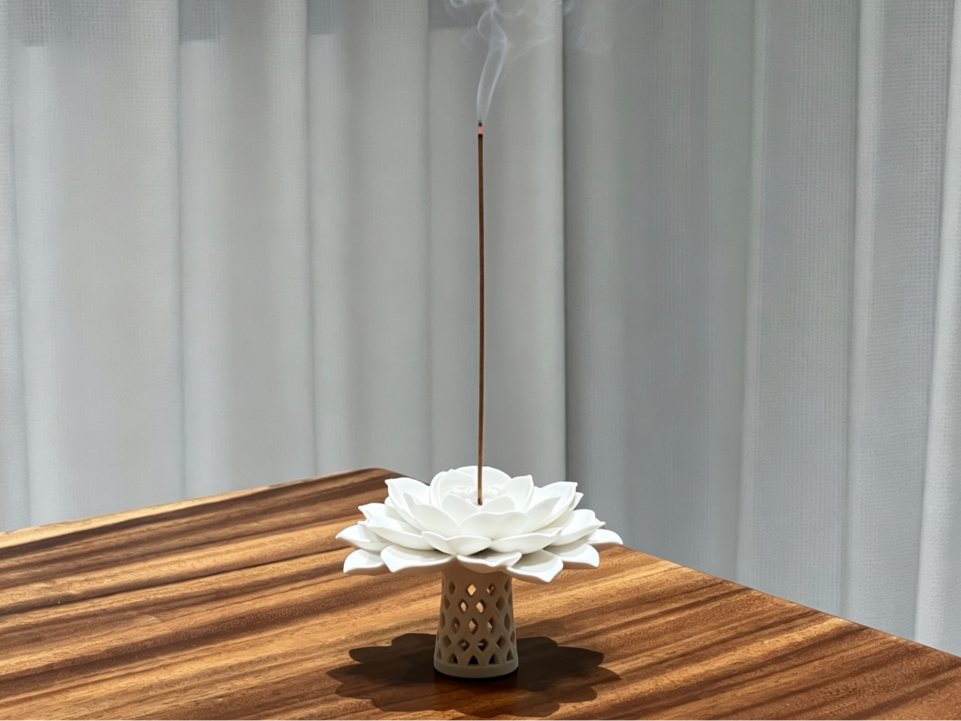「清莲」|莲花禅意摆件&香插