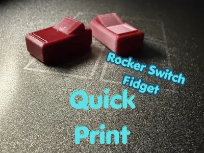 Rocker Switch Fidget (Quick Print)