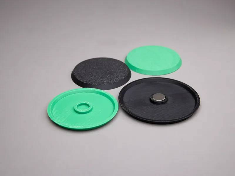 Bases magnéticas para miniaturas