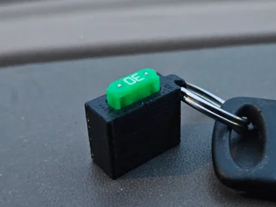 Mini Fuse Holder for Keychain