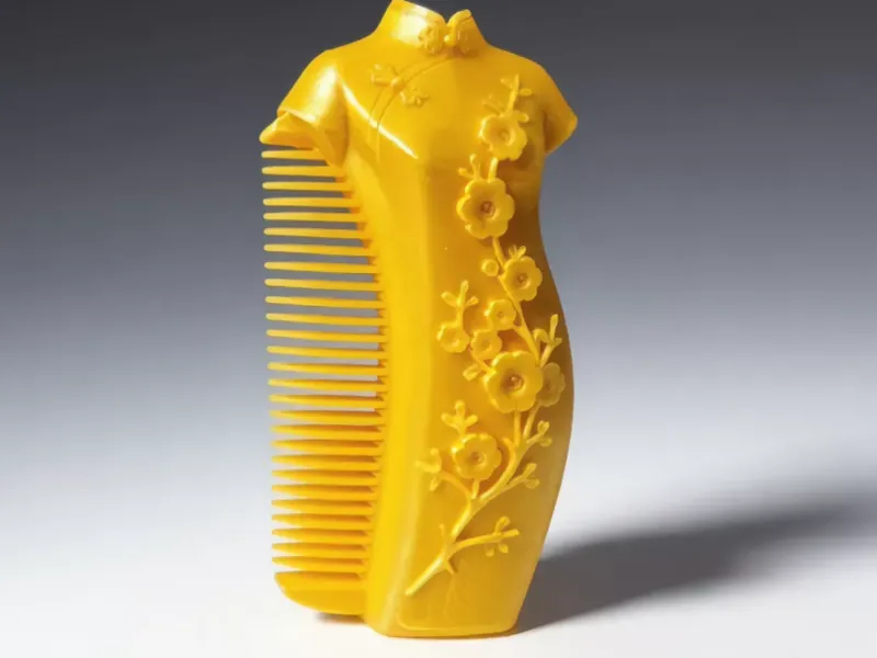 国风梅花旗袍梳-过节送礼佳品