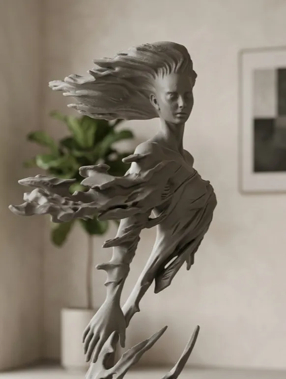The source - Dynamic Sculpture by Luo Li Rong - Art - PLA - 3D printed product - фото 12