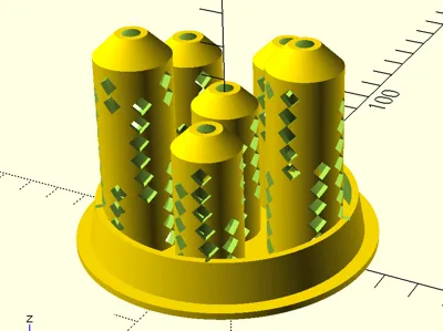 Customizable random hydroponic plant basket