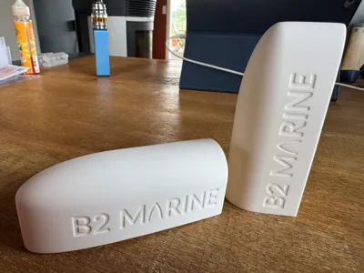 Boat rubrail end cap
