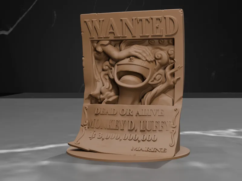 Luffy Wanted Poster - One Piece
