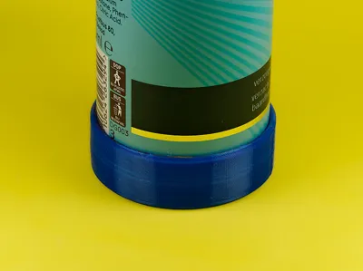 Rubber protective base for shaving foam can