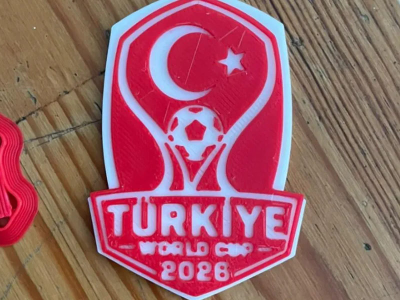Türkiye World Cup 2026 Fan Keychain