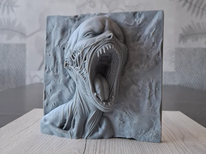 Endless Scream - Relief Sculpture