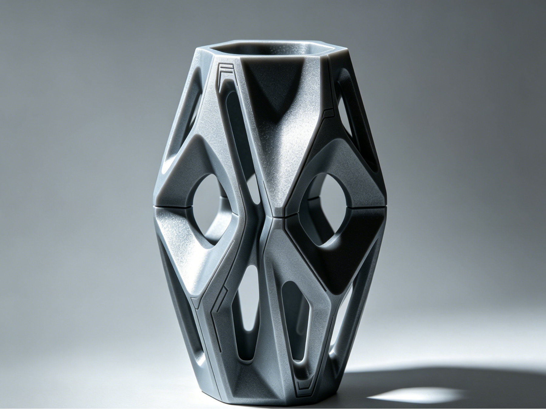 【无支撑】赛博棱境花瓶 | 新手友好・高完成度