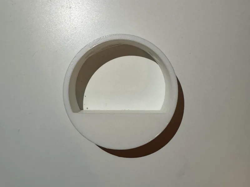 Modular Crescent Shelf With Hooks
