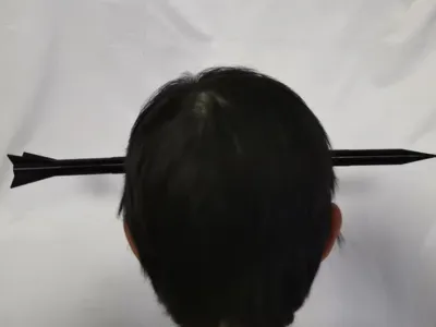 Fin-stabilized discarding sabot armor-piercing projectile / steel needle APFSDS headband