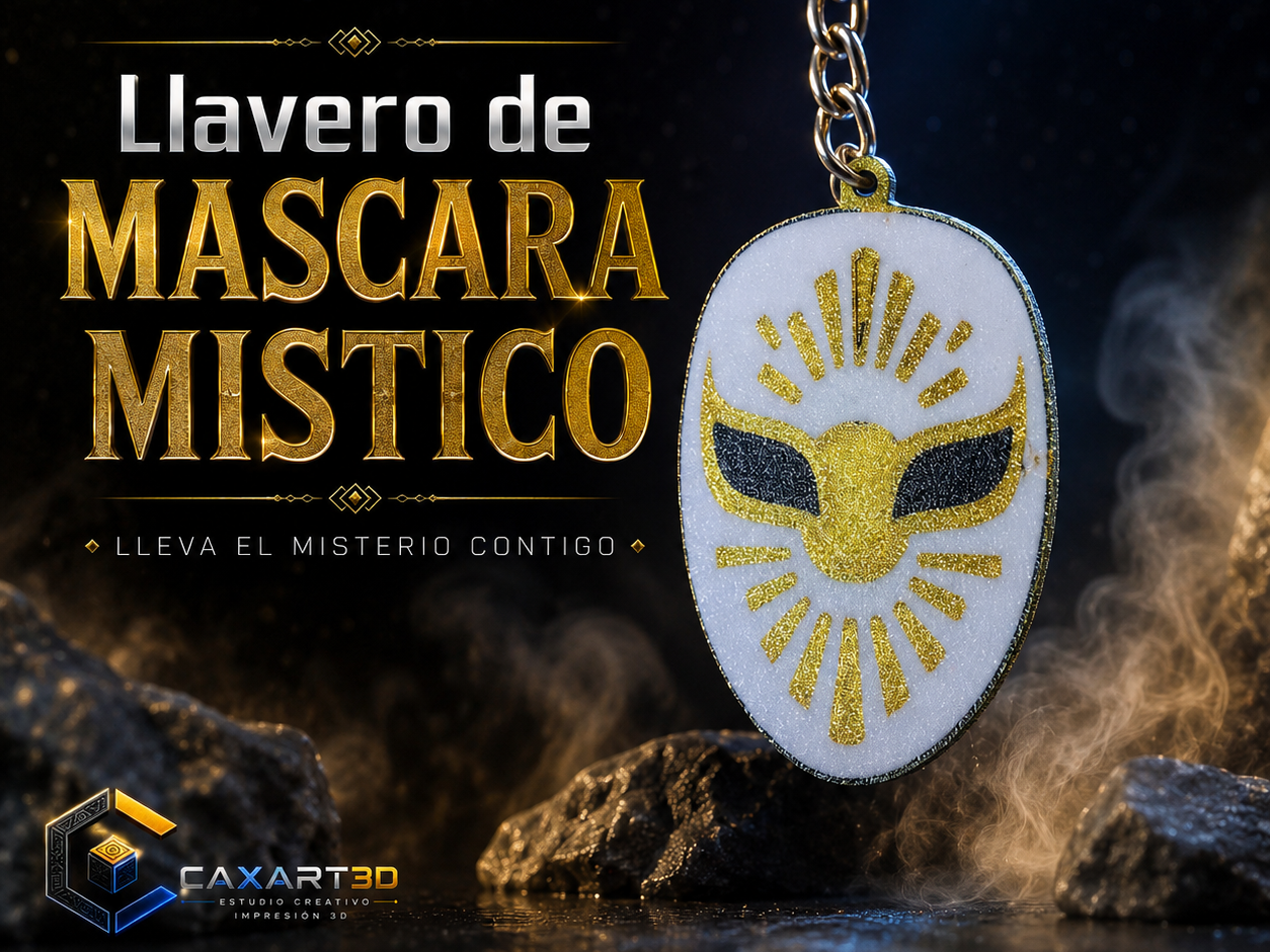 Llavero Mascara Luchador Mistico Mx.