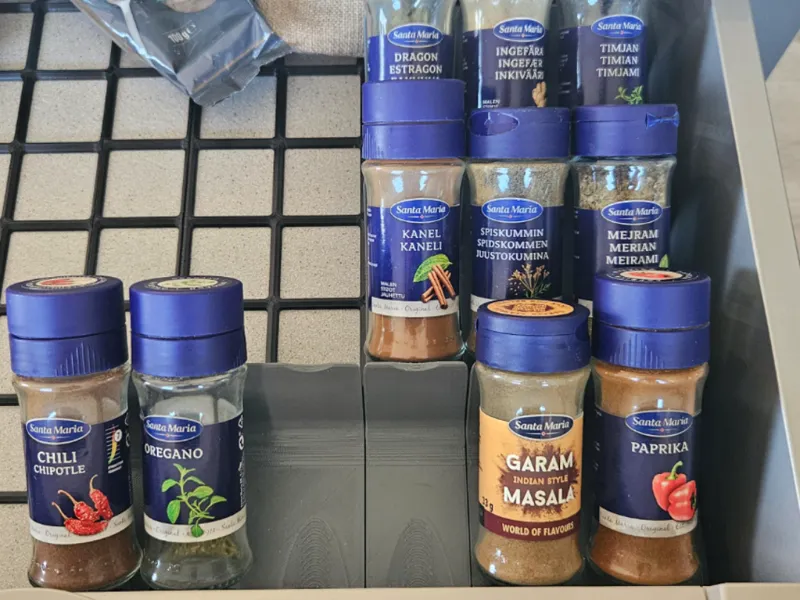 Gridfinity Spice organizer 