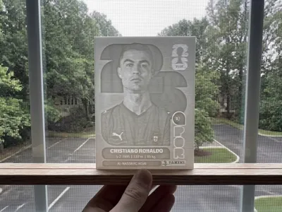 Cristiano Ronaldo Panini 2026 Sticker Lithophane